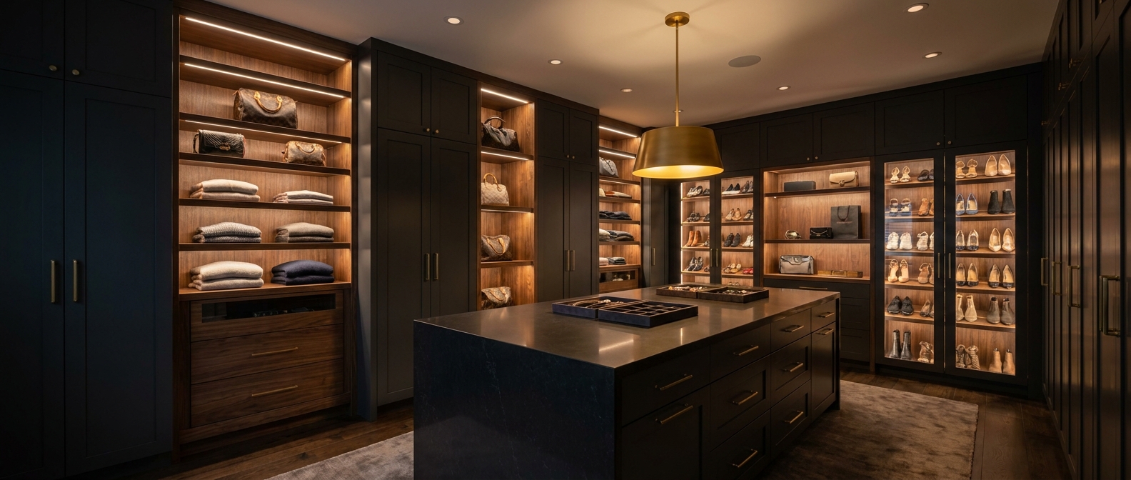 10 Ideias de Closets Planejados para Casas de Luxo na Flórida