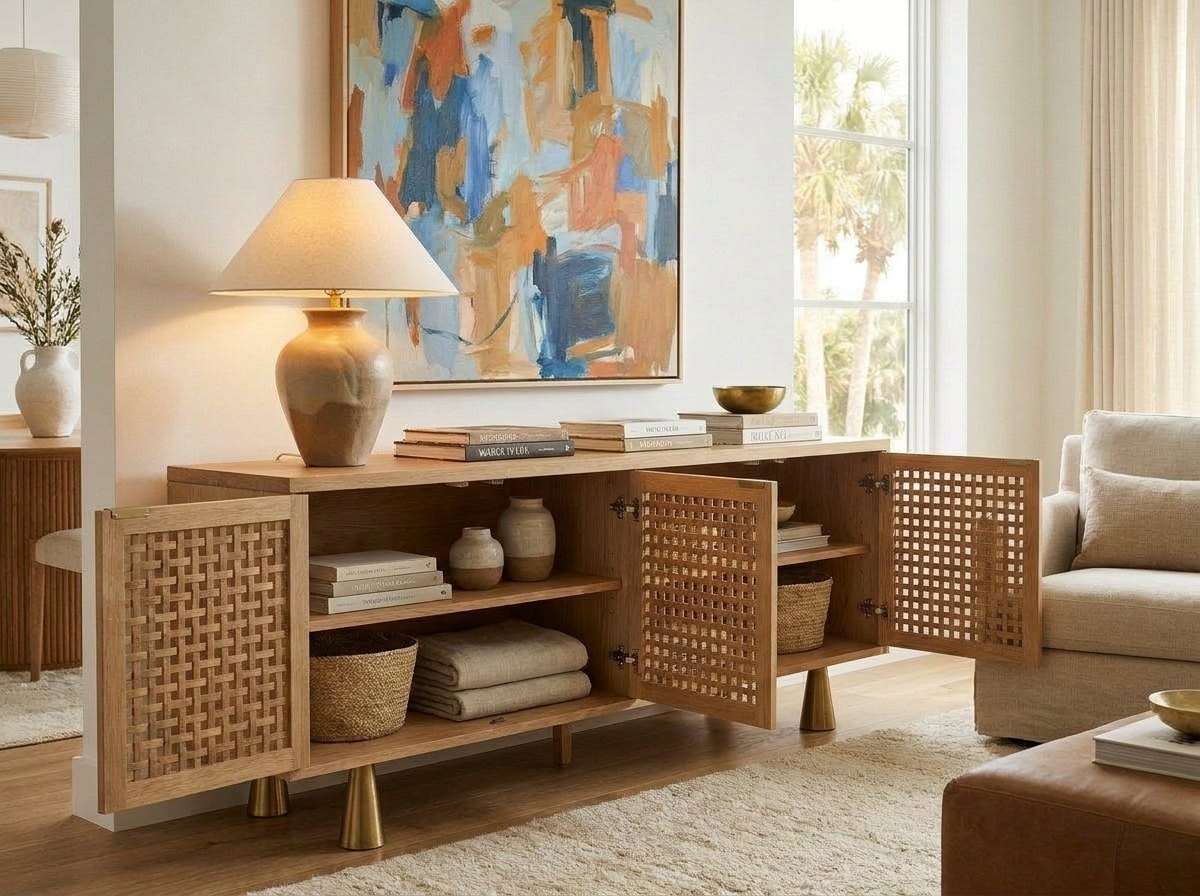 Lattice Low Credenza — view 2