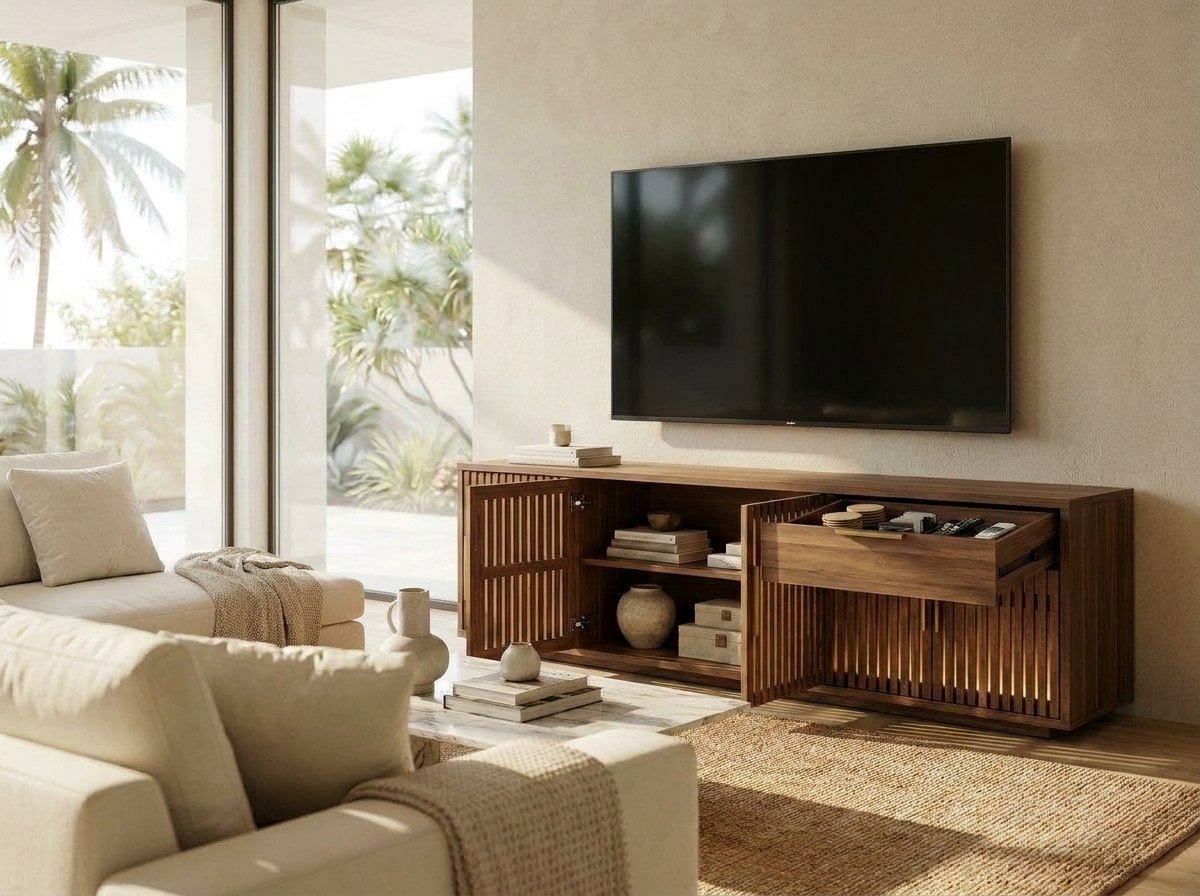 Banda Slat TV Console — view 2