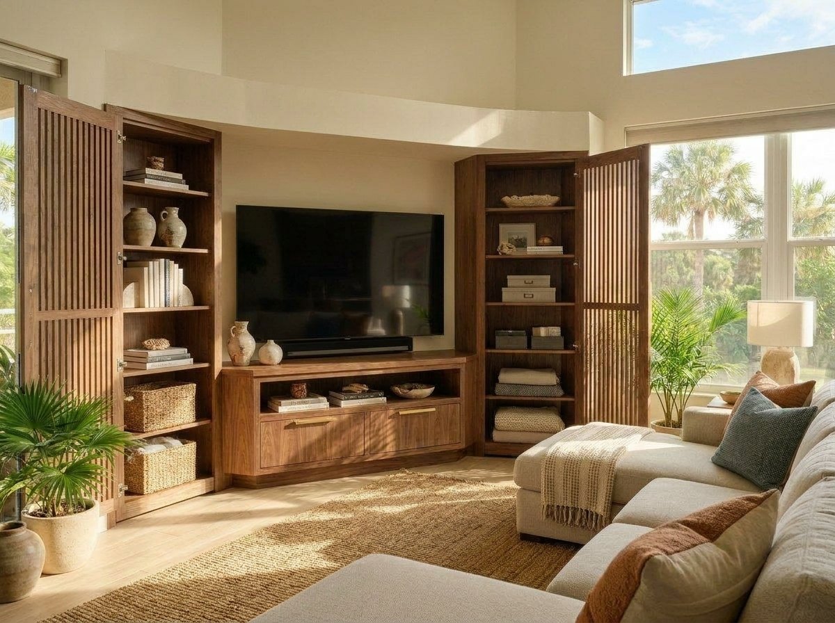 Rincón Corner TV Console — view 2