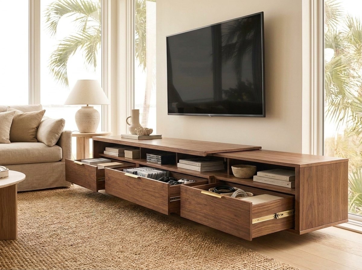 Vasta Extendable TV Console — view 2