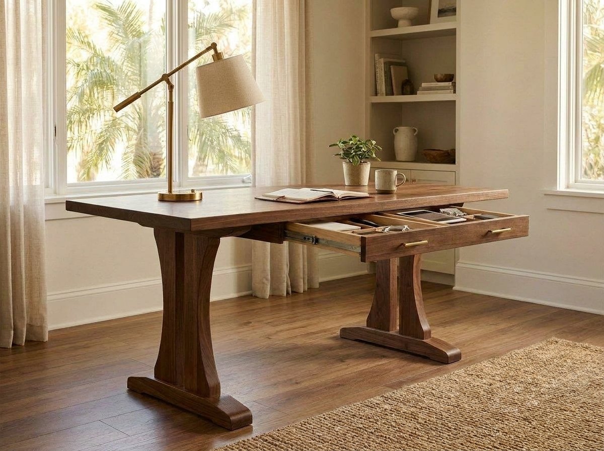 Atelier Trestle Desk — view 2